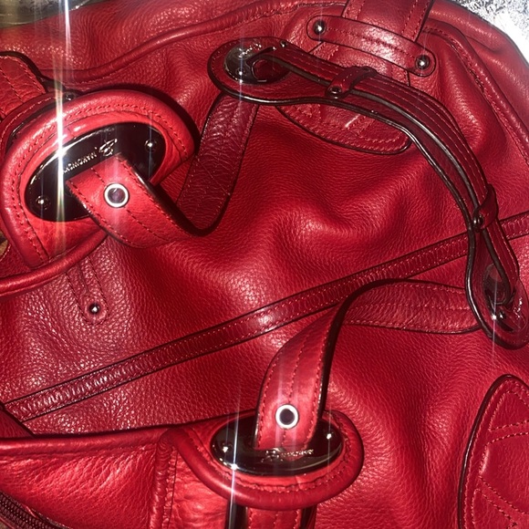 B. Makowsky cranberry red Shoulder bag! EUC! - Picture 15 of 16